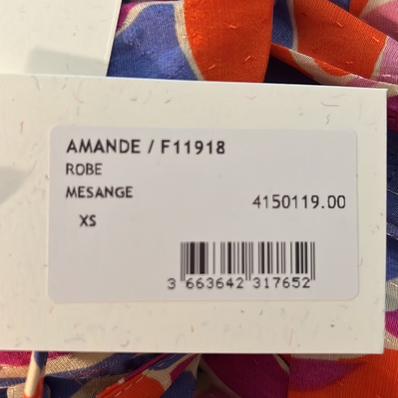 NWT FRNCH Amande maxi dress XS - Picture 10 of 10